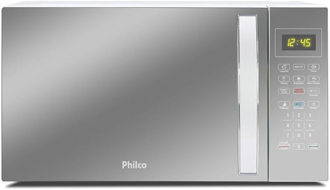Micro-Ondas Philco 25L Limpa Fácil PMO28E 220V 1100W PRATA
