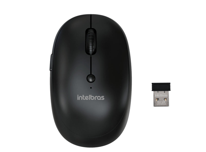 Mouse Intelbras Msi100 -sem Fio Preto Blister Preto