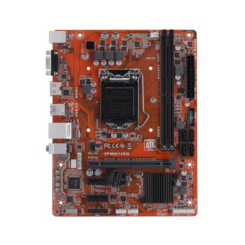 Placa Mãe PCWare IPMH110G DDR4 Intel LGA 1151 Micro ATX HDMI VGA