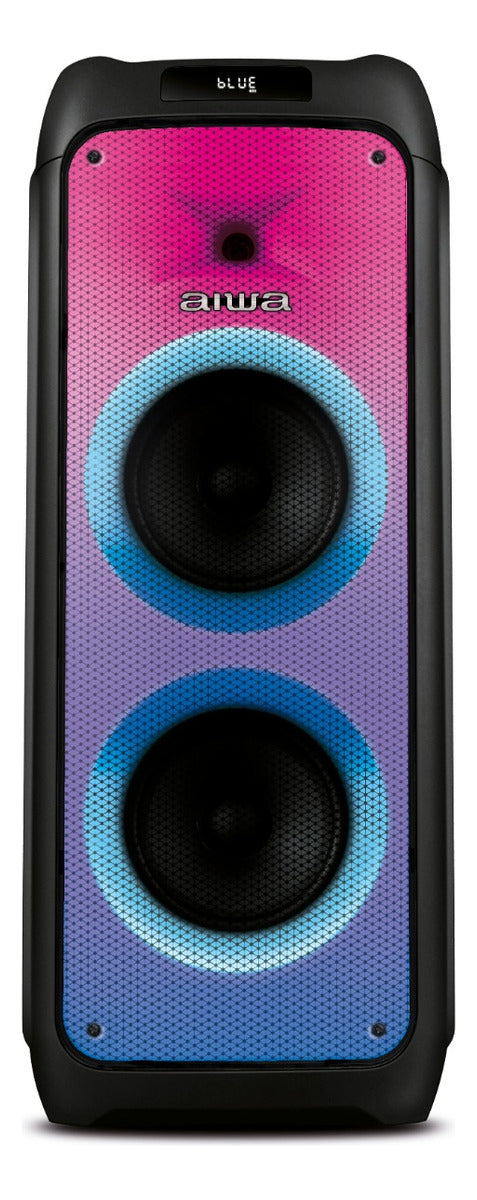 Caixa de Som PartyBox AIWA PB-06 Bluetooth 20H RGB USB TWS Preto