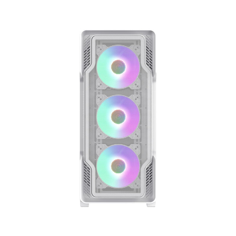 Gabinete Gamer Gamemax Siege WH Branco ATX Mid Tower Com Airflow
