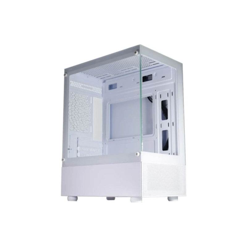 Gabinete Gamer K-MEX Medusa White CG-W1TW Mini Tower