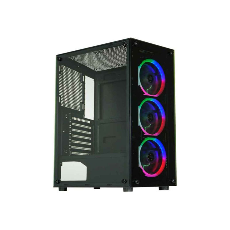 Gabinete Gamer K-MEX CG-30C5 ATX Vidro Temperado Com 3 Fans