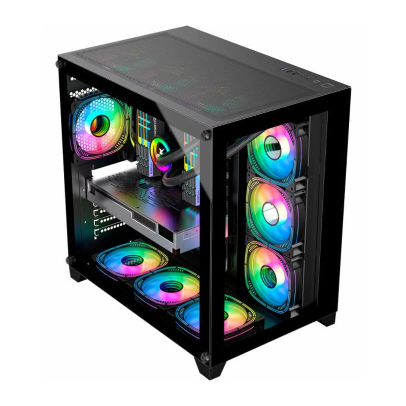 Gabinete Gamer K-Mex Space ATX CG-P2R4 Vidro Temperado