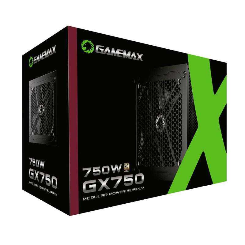 Fonte 750W 80 Plus Gold Gamemax GX750 Full Modular | Ideal para RTX