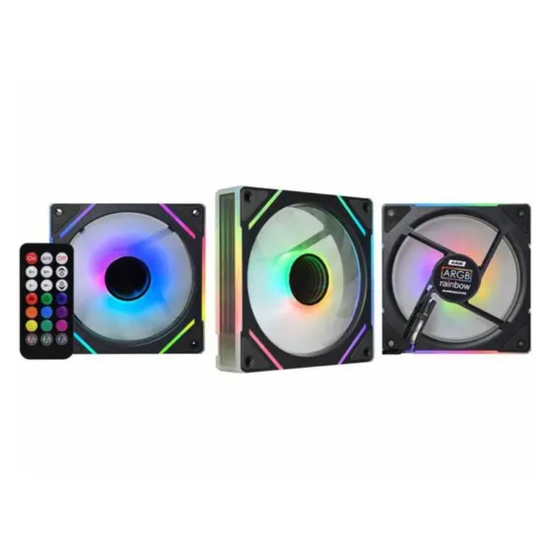 KIT FAN Infinity Nazca 120mm ARGB com Controle Remoto 3 Unidades K-MEX
