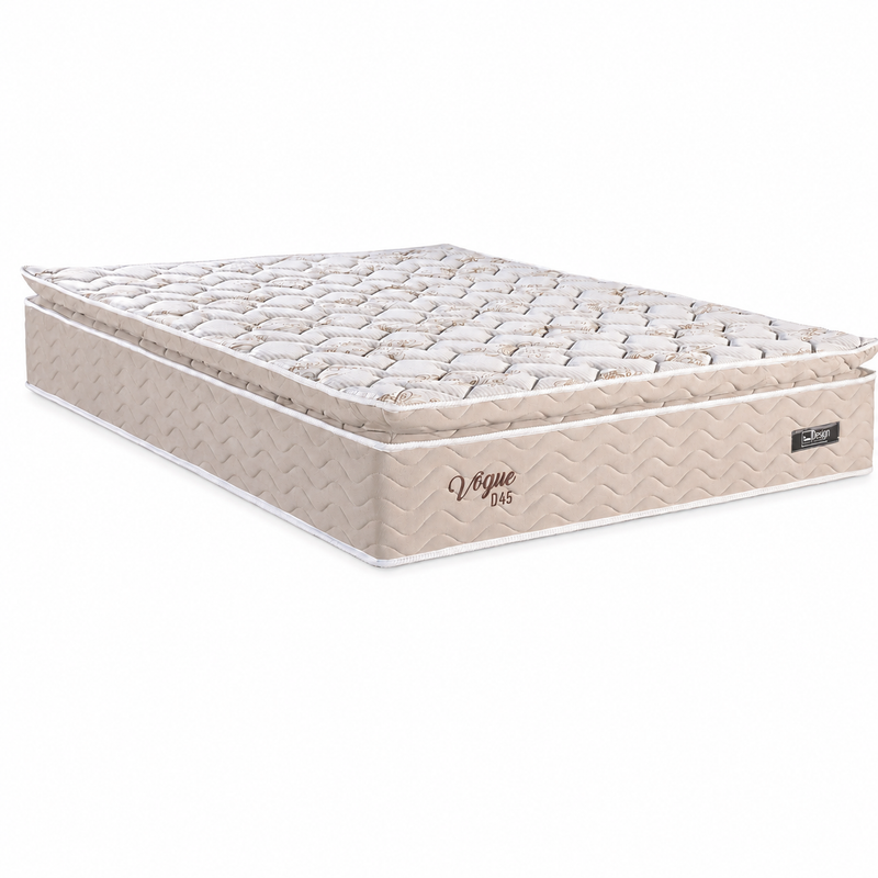Colchão Casal D45 138x188 Vogue Ouro Design