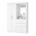 Guarda Roupa Solteiro 2 Portas 3 Gavetas Flex NT6020 Nótável Móveis