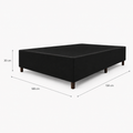 Base Para Cama Box Casal Universal 138x30cm Corino Bacetto