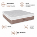 Colchão Casal D28 138x188 Majestic Visco Design