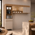 Cozinha Modulada 3 Peças 4 Portas 1 Gaveta Realeza Premium Nesher