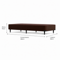 Base Box Solteiro 88x188x30 Ortobom em Camurça
