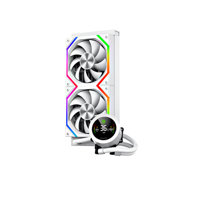 Water Cooler Gamemax Iceberg 240 Digital N2WH Branco – Refrigeração Líquida com Display e Alto Desempenho