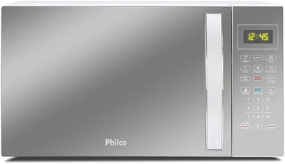Micro-Ondas Philco 25L Limpa Fácil PMO28E 127V 1100W PRATA