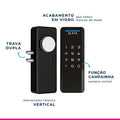 Fechadura Digital de Sobrepor ELSYS, Com Senha, Preto