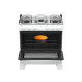 Fogão 5 Bocas Automático Mesa Inox Milão Plus Atlas