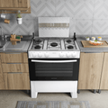 Fogão 5 Bocas Automático Mesa Inox Milão Plus Atlas