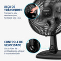 Ventilador de Mesa Mondial NVSP-30-W2 30cm 6 Pás