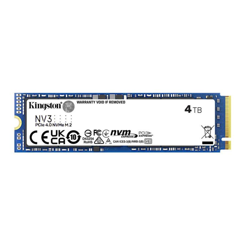 SSD Kingston NV3 4TB M.2 NVMe PCIe 4.0 6000MB/s SNV3S/4000G