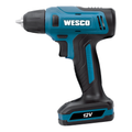Parafusadeira Furadeira 12V 10mm Wesco a Bateria com Kit de Bits