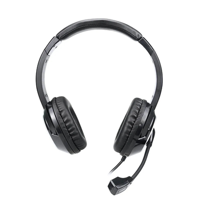 Headset com Fio Multi HF600 P3 USB Microfone Ajustável Redução de Ruído Preto PH427