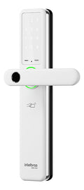 Fechadura Digital De Embutir Com Maçaneta Intelbras Mfr 7000 Branca