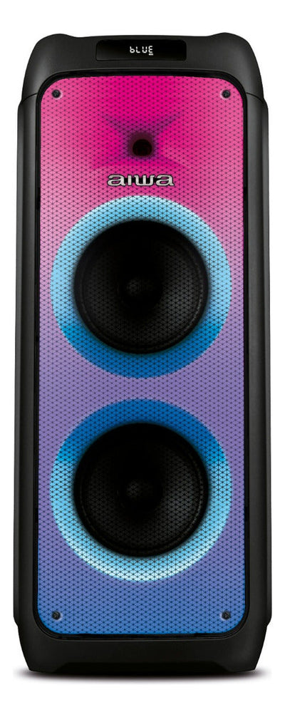Caixa de Som PartyBox AIWA PB-06 Bluetooth 20H RGB USB TWS Preto