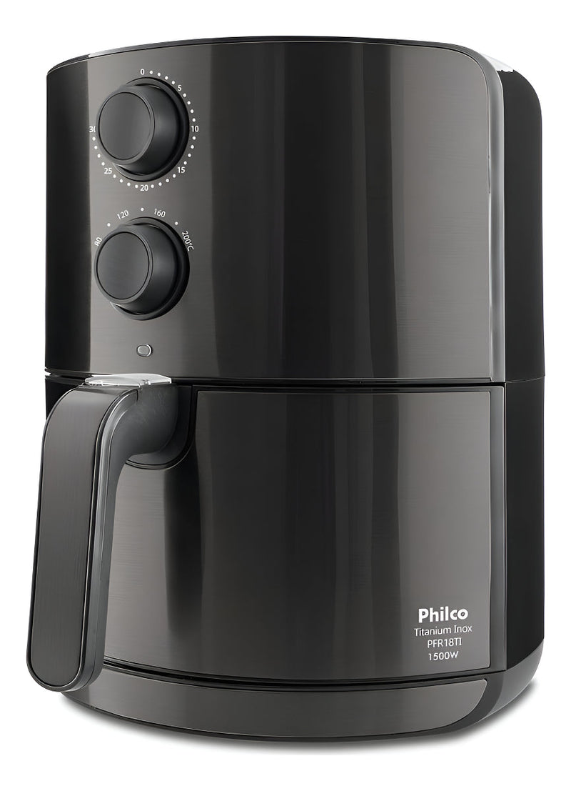 Fritadeira Philco Air Fryer Titanium Inox 4.6L PFR18TI 127V