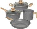 Jogo De Panela 4 Peças Indução Antiaderente Dark Grey Oster