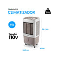 Climatizador de Ar Elgin Big Air 45 Litros Frio Ventilador Umidificador 127V