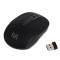 Mouse Sem Fio Recarregável Multi MS2500 USB 1600 DPI Ajustável 6 Botões Compacto Preto