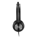 Headset com Fio Multi HF1100 USB USB-C Driver 40mm Controle de Volume Preto PH501