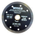 Disco Diamantado Turbo Ultrafino Wesco 110mm para Porcelanato