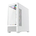 Gabinete Gamer Gamemax Vista AW Branco Mid Tower Com Vidro E Airflow