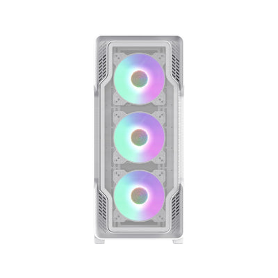 Gabinete Gamer Gamemax Siege WH Branco ATX Mid Tower Com Airflow