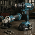 Kit Furadeira de Impacto + Esmerilhadeira Angular Brushless 18V Wesco