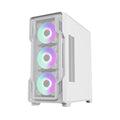 Gabinete Gamer Gamemax Siege WH Branco ATX Mid Tower Com Airflow