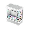 Gabinete Gamer Gamemax Vista AW Branco Mid Tower Com Vidro E Airflow