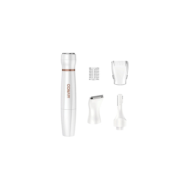 Depilador Feminino Conair LT85NBR Aparador de Pêlos Elétrico Portátil 5 Acessórios