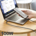 Cabo USB-C para USB-C Hrebos CB-362C 100W Turbo 1M