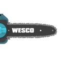 Motosserra a Bateria 18V 25cm Wesco Sem Bateria Brushless