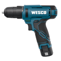 Parafusadeira Furadeira 12V 10mm Wesco a Bateria com LED e Carregador Bivolt