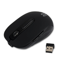 Mouse Sem Fio Recarregável Multi MS2500 USB 1600 DPI Ajustável 6 Botões Compacto Preto