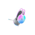 Headset Havit H2037D Gamer RGB Branco P2 USB Over Ear