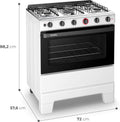 Fogão 5 Bocas Acendimento Automático POP 5Q Ideal Esmaltec