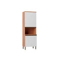 Paneleiro de Cozinha Macadâmia 70cm 4 Portas Telasul