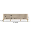 Rack para Tv até 75" Brasília  2 Portas  Mobler