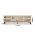 Rack para Tv de até 75 Polegadas Campinas 2 Portas com Nichos Mobler