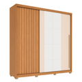 Guarda Roupa Casal 2 Portas de Correr com Espelho e 4 Gavetas 2.4 Flex Moviment Caemmun