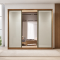Guarda-Roupa Diamond Plus 3 Portas 6 Gavetas com Espelho Novo Horizonte